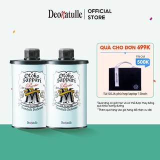 Combo 2 Bột Khử Mùi Đá Khoáng Kháng Khuẩn Toàn Thân Bạc Hà Cho Nam Deonatulle Sappari Powder For Men 45G