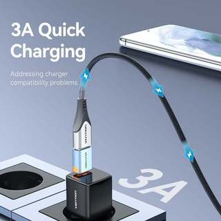 USB OTG Type-C 3.1 to USB VENTION CUBH0 (10Gbps, Male to Female)