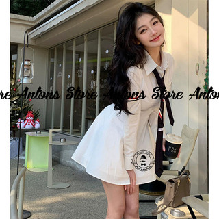 Váy Sơ Mi Viền Tay