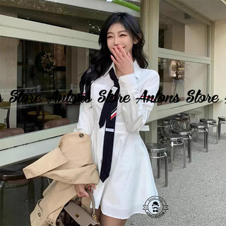 Váy Sơ Mi Viền Tay