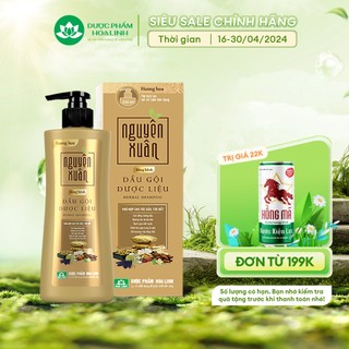 Dầu gội dược liệu Nguyên Xuân Bồng Bềnh 250ml - Dành cho tóc dầu bết