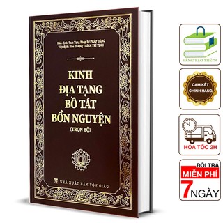 Sách - kinh địa tạng bồ tát bổn nguyện - bìa cứng