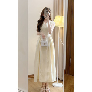 Váy nana dress dáng dài xòe bông xixeoshop - V90
