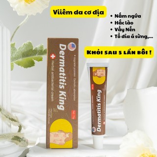 Kem bôi Dermatitis King nhập Mỹ - kem bôi nấm ngứa combo 3 tuýp