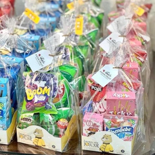 Combo 100 sét túi gói quà bánh kẹo cho các bé trong các dịp lễ thiếu nhi, sinh nhật, tết trung thu