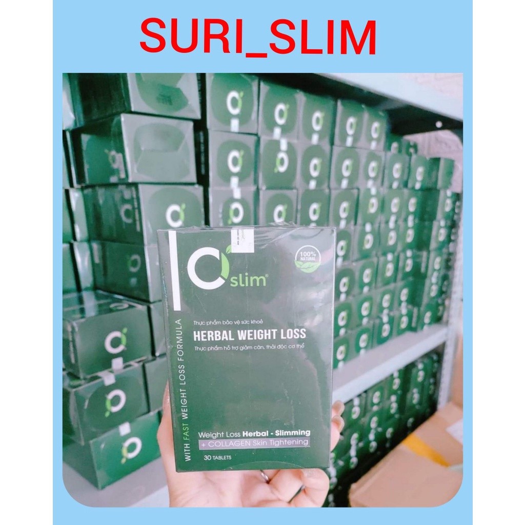 Combo 2 hop Giảm cân thảo mộc CI SLIM cam kết chính hãng công ty(hộp 30 viên)