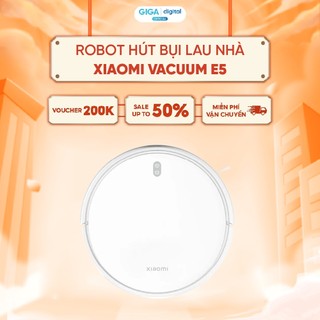 Robot hút bụi lau nhà Xiaomi Vacuum E5 - Lực hút 2000Pa - Ba cấp độ hút giúp làm sạch sâu lông/tóc và bụi bẩn