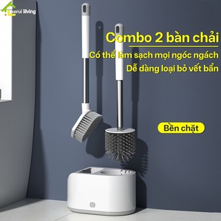 Bộ bàn chải dọn dẹp bồn cầu DION, nhà tắm, chổi cọ nhà vệ sinh, bộ cây lau, cọ dọn dễ dàng vệ sinh