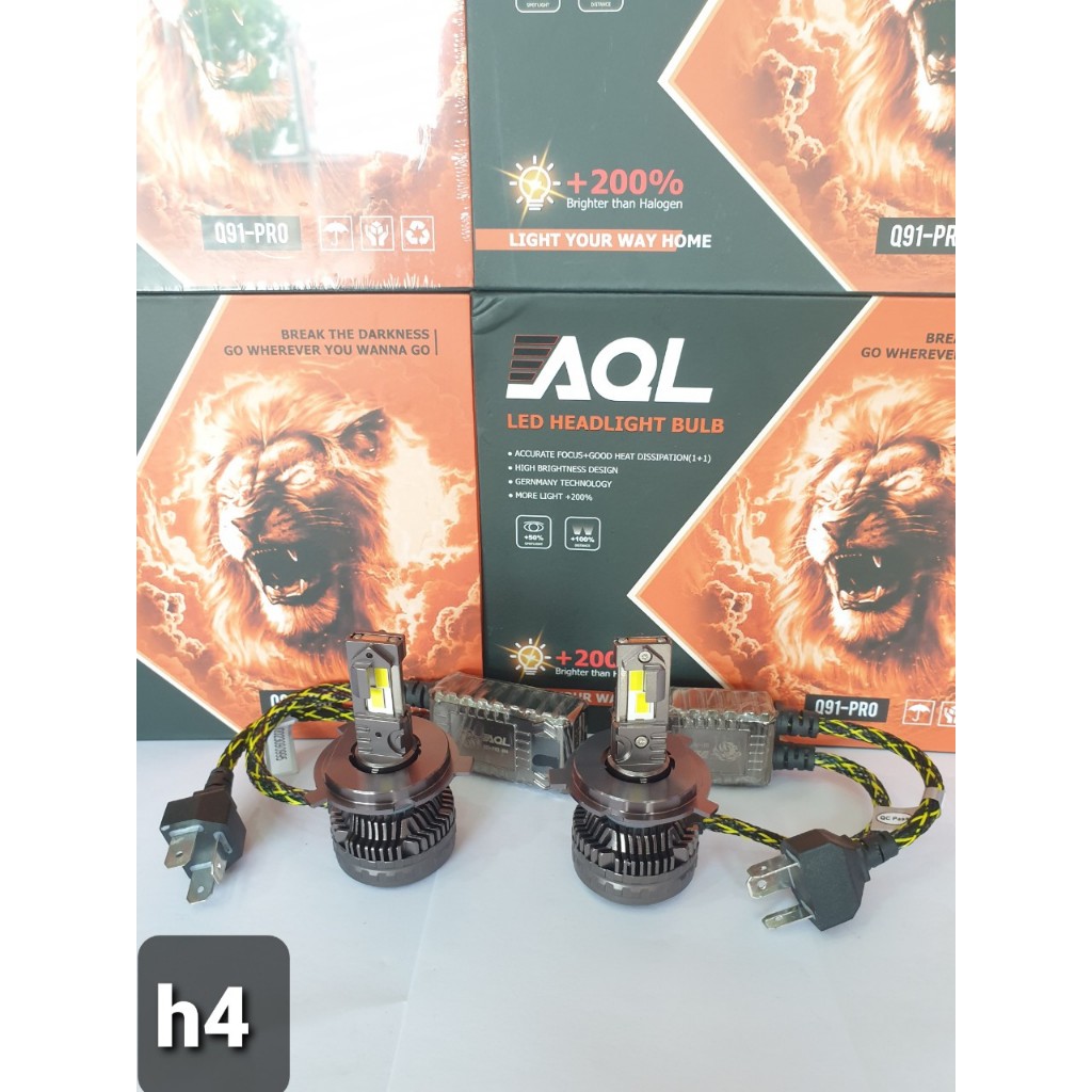 đèn led Q91 PRO công suất 120W/bóng. Sáng trắng 6000K.Sáng mạnh auto vôn