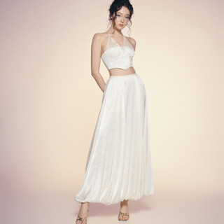 Chân váy bí chất lụa INTO.EIGHT thiết kế (BLISS SKIRT)