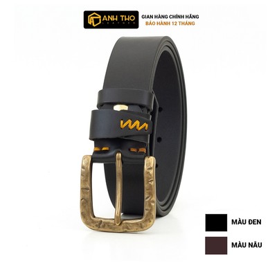 Thắt lưng khóa Đồng M1KD4-01 | Anh Tho Leather