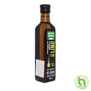 Dầu hạt lanh hữu cơ Natur Green 250ml & ener Bio