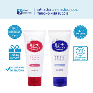 Gel Tẩy Tế Bào Chết Vật Lí Cho Mặt Rosette 120g - Vanh Cosmetics