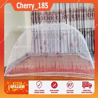 Màn mùng chụp rút dây size người lớn 1m6x2m, 1m8x2m, mùng ngủ xếp gọn