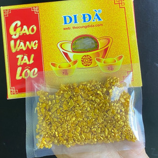 GẠO VÀNG Tài Lộc bỏ bát hương,hộc bàn,két sắt,đeo trong người giúp HỘ THÂN-CHIÊU TÀI-CHIÊU LỘC - XƯỞNG GÔM VIỆT