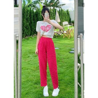 Set bộ áo thun CROPTOP quần baggy nữ thời trang, set bộ mặc nhà nữ, set đồ đi chơi thời trang.