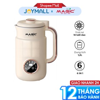 Máy Xay Nấu Sữa Hạt Magic Eco A-97 1.2L, Hàng Chính Hãng, 6 Trong 1, Lưỡi Dao 10 Cánh - JoyMall