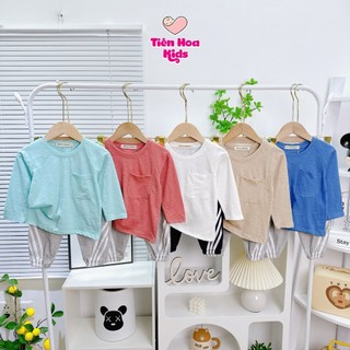 [Bé 9-32kg] Bộ Dài Tay Quần Thể Thao 3 Sọc Cho Bé Trai Bé Gái Chất Cotton Cao Cấp Mềm Mịn Co Giãn Thấm Hút Mồ Hôi Tốt