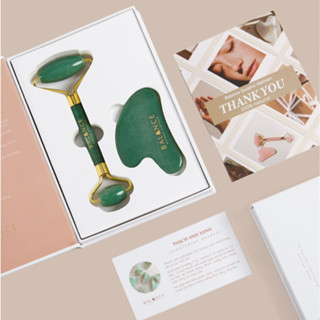 /TẶNG OIL/ Bộ Thanh Lăn Massage Thạch Anh Nam Phi cao cấp, tuổi đá cao, đạt Kiểm Định - Nâng Cơ - Trẻ Hoá - Thon Gọn