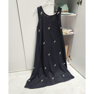 Đầm linen S2M thêu full free size