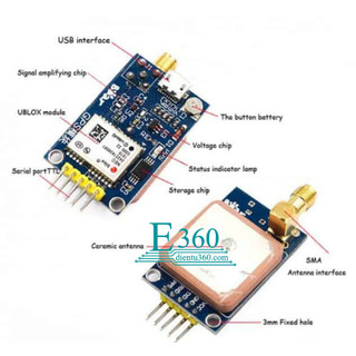 Module GPS NEO - M8N Tích Hợp Anten