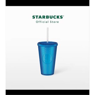 Ly starbucks cold cup 473ml xanh blue bling - tag thái