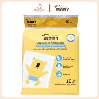 Miếng lót thay bỉm chống thấm cho bé Moby Baby, tấm lót thay tã sơ sinh - Monnie Kids