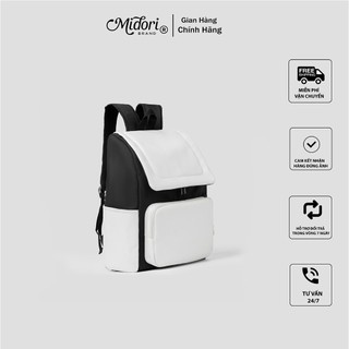 Balo Phối Da PAIX Đi Học Nam Nữ Đựng Laptop Thời Trang Unisex Chống Nước Local Brand M MIDORI