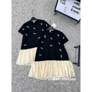 đầm babydoll  phối ren von dưới đuôi cá tv