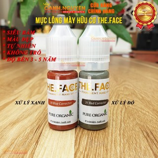 Mực xử lý trổ xanh, trổ đỏ lông mày the.face - công thức đức - màu đẹp, tự nhiên, hiệu quả cao