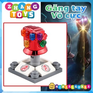 Đồ chơi Xếp hình Găng tay vô cực Iron Man Infinity Gauntlet Avengers Endgame Siêu anh hùng Marvel Minifigures PRCK GD212