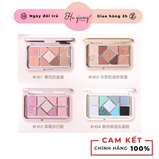Bảng Phấn Mắt 9 Ô HOLD LIVE HAPPIE Nhũ Mịn Màu Siêu Lấp Lánh Lâu Trôi HL630