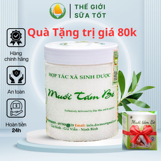 Muối tắm bé sinh dược độc mộc ⭐CHÍNH HÃNG⭐ Muối tắm thảo dược thiên nhiên an toàn cho bé 400gr