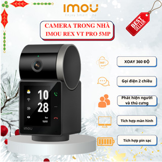 Camera WIFI Imou cao cấp dùng Pin, gọi video 2 chiều IMOU REX VT PRO cao cấp, IMOU REX VT bản thường cắm điện xoay 360