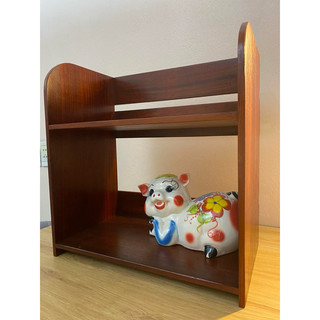 Kệ gỗ để đồ 2 tầng, gỗ lim, kích thước rộng 40cm, sâu 25cm, cao 48cm