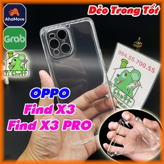 [Loại Tốt-Ảnh Thật] Ốp Lưng OPPO Find X3 PRO Dẻo Trong Suốt