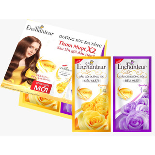  8 gói dầu gội dưỡng tóc siêu mượt Enchanteur (6g/gói) (Sensasion & Charming)