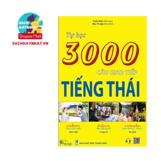 Sách - tự học 3000 câu giao tiếp tiếng thái
