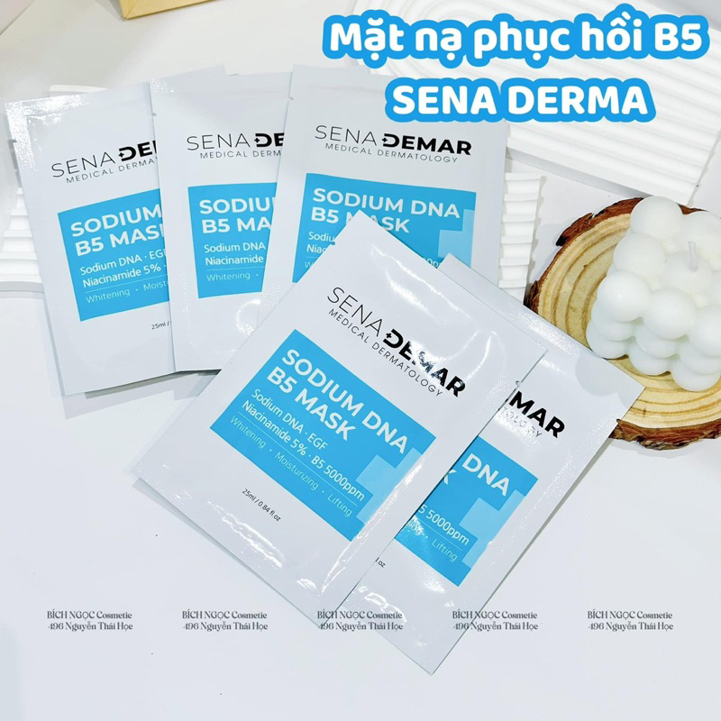 Combo 10 Miếng mặt nạ dưỡng ẩm Sena Demar