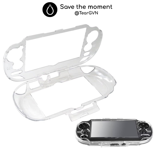 Ốp cứng trong suốt nắp gài cho PS Vita 1000 / PS Vita 2000