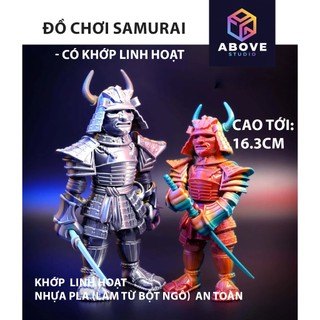 Đồ chơi mô hình Samurai Flexi có khớp linh hoạt, mô hình in 3D