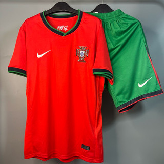 Bộ quần áo bóng đá thái Đội Tuyển Bồ Đào Nha Home Euro 2024 - Áo bóng đá thái cao cấp - Đầy đủ logo