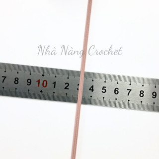 Dây thun 3mm co dãn làm cột tóc, vòng tay handmade (1 mét)