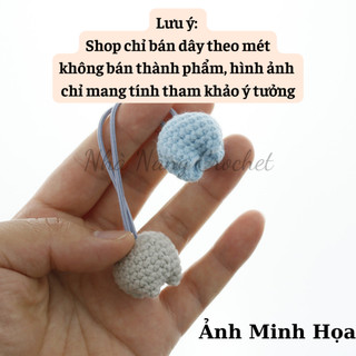 Dây thun 3mm co dãn làm cột tóc, vòng tay handmade (1 mét)