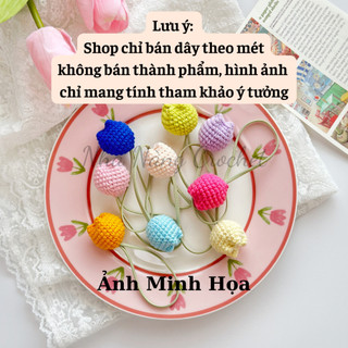 Dây thun 3mm co dãn làm cột tóc, vòng tay handmade (1 mét)