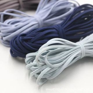 Dây thun 3mm co dãn làm cột tóc, vòng tay handmade (1 mét)