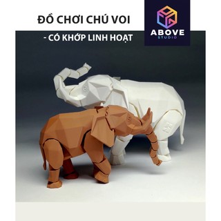 Mô hình đồ chơi chú voi có khớp linh hoạt, đồ chơi in 3D