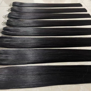 Combo 100 sợi cho khách tóc lông vũ 9d - 50cm xưởng sỉ siêu rẻ số lượng lớn