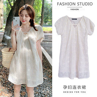 (ORDER) Váy Đầm Babydoll Thêu Hoạ Tiết Tay Phồng Tiểu Thư Nhẹ Nhàng