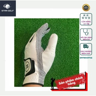 Găng tay chơi golf Hàn Quốc thiết kế có vân cao su tạo độ bám dính cao ôm tay - Găng tay tập golf